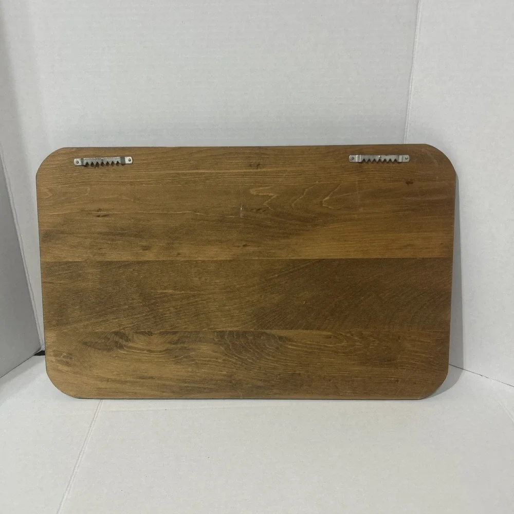 Vintage homemade wooden calendar interchangeable entres for each month Hearts